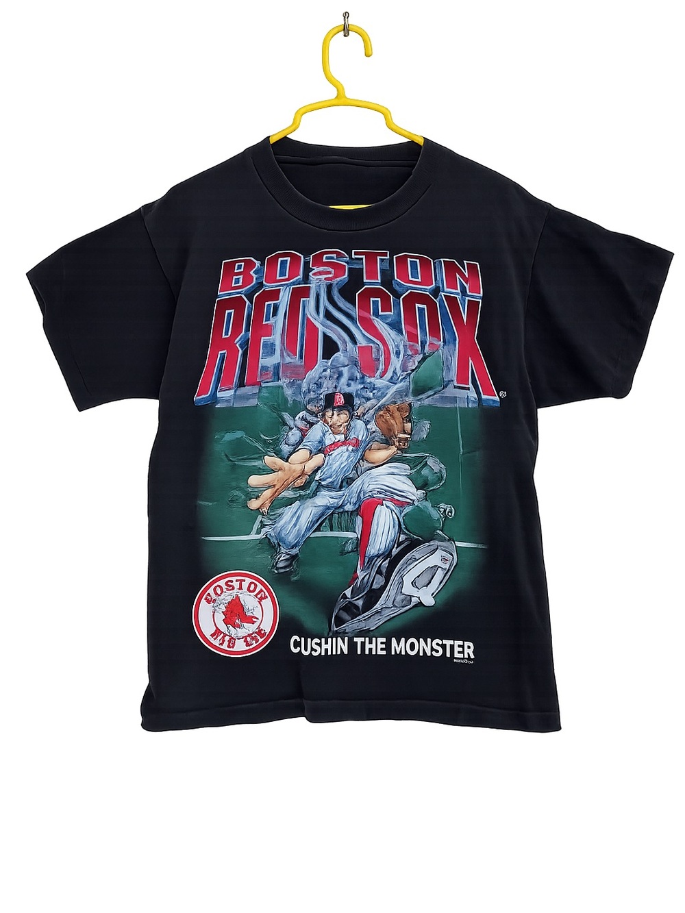 Vintage 1994 Boston Red Sox Cushin’ The Monster Single Stitch Graphic T-Shirt